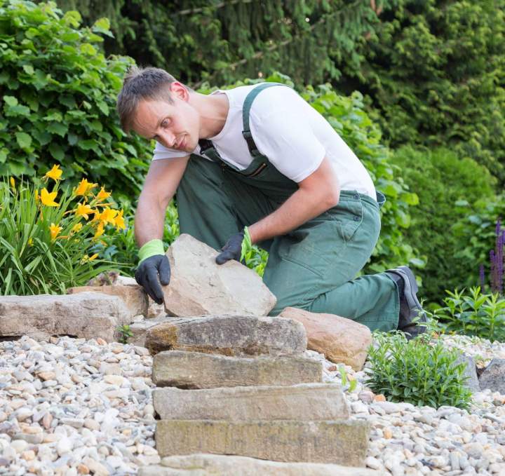 Pavage jardin La Réunion