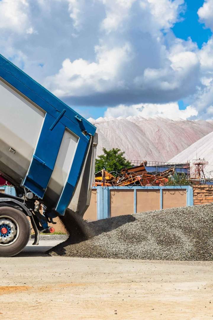 Service de transport d’agrégats La Réunion